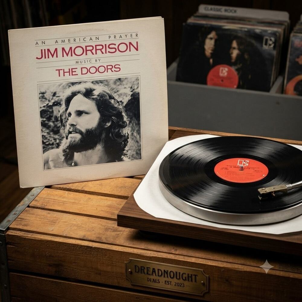 JIM MORRISON THE DOORS AN AMERICAN PRAYER VINYL LP GATEFOLD ALBUM 5D-6004 VG+